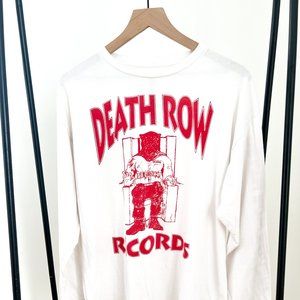 Death Row Records Original 1991 vintage long sleeve T shirt , Unisex size Large
